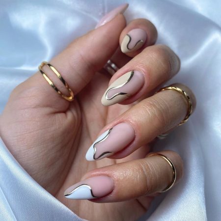 Instagram Nail art, main femme